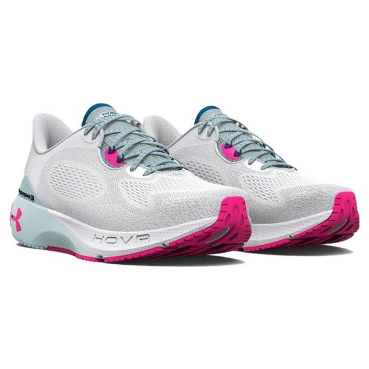 Under Armour Women's Hovr Machina 3 Cn White Mint Bright Pink 3025660-103