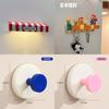 Super Mario Bros Cartoon Wall Hooks With Wireless Charging Light For Entryway Storage Organizer