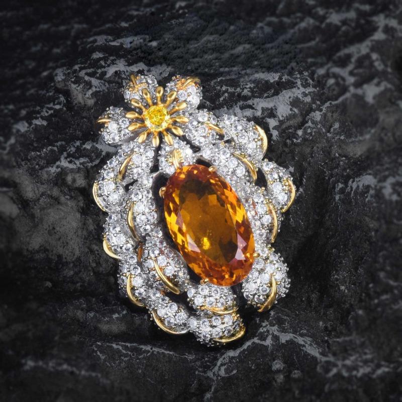 SACE GEMS Classic Copper Alloy Zircon Women Pendant Necklace Fashion Gift