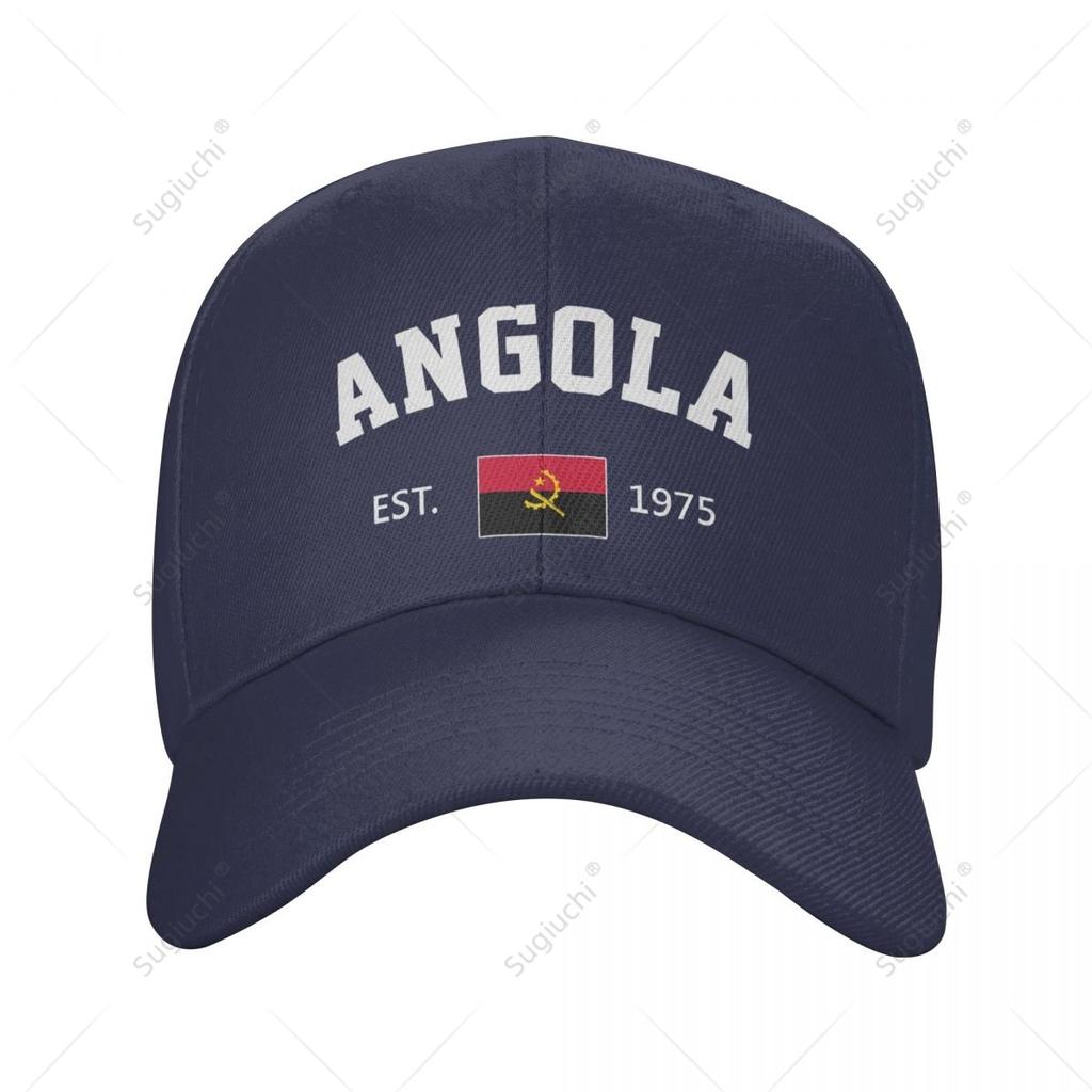 Unisex Baseball Cap Angola EST Independence Day Wild Sun Shade Peaked Adjustable Outdoor Caps for Unisex Women