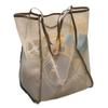 Grand Sac de Plage en Maille - Rangement Polyvalent pour Jouets pour le Voyage, la Piscine, les Jouets et les Accessoires de Plage