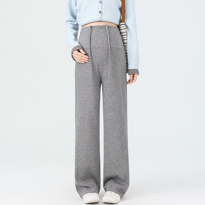 

New Style Maternity Drawstring Wide-Leg Pants for Autumn/Winter XL