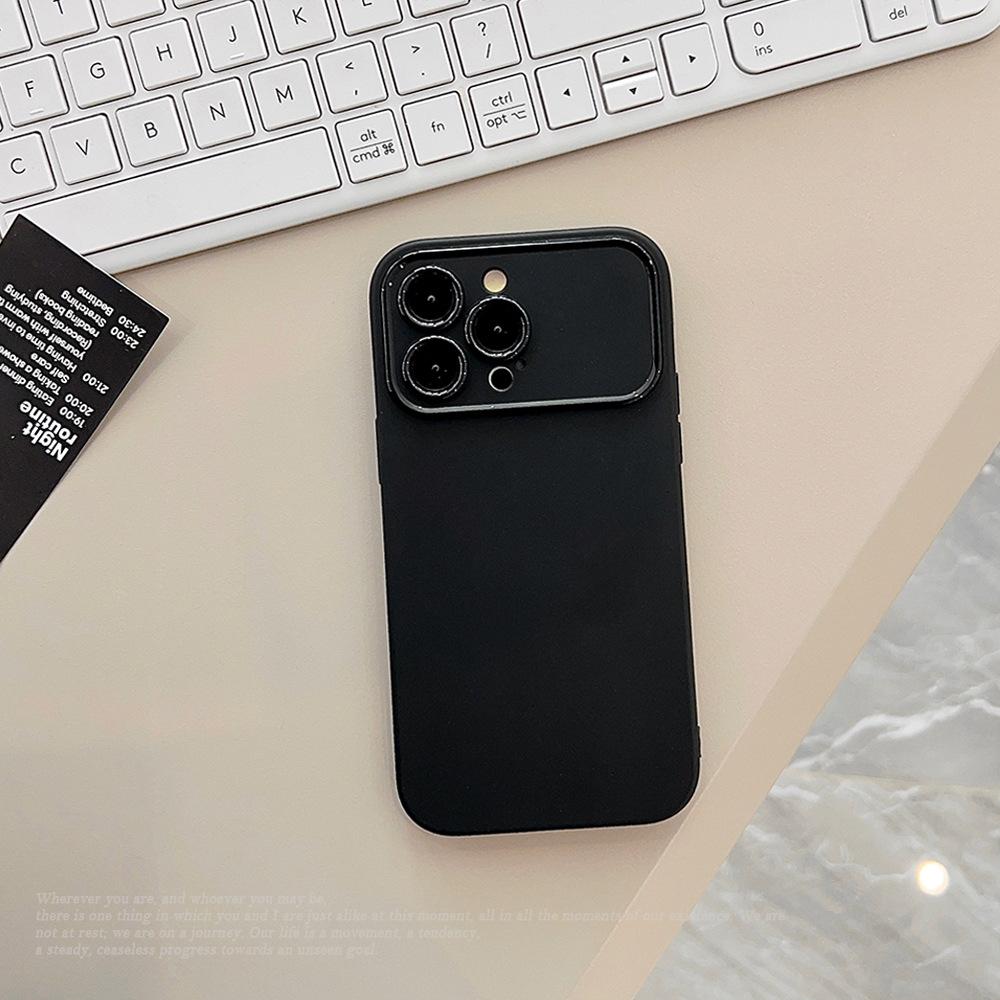 

Мягкий силиконовый чехол, модный гибкий чехол из ТПУ, полная задняя крышка для iPhone, Samsung, Xiaomi, Poco Redmi, HUAWEI HONOR REDMI K20 чёрный