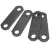 4PCS Trailer Spring Shackle Strap Links 3 1 8in Length Heavy Duty Steel for Double Eye Leaf Spring