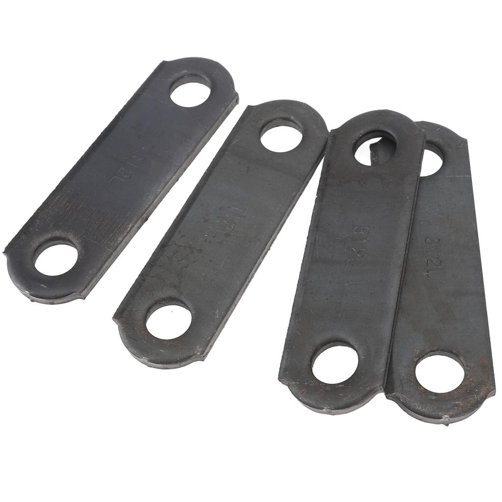 4PCS Trailer Spring Shackle Strap Links 3 1 8in Length Heavy Duty Steel for Double Eye Leaf Spring