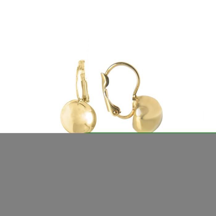 Pendientes - LUXENTER - Nenje - Métal 375/1000 - Doré - Femme