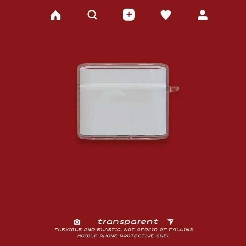 

Suitable for Weak Water Sand Earfree I5 Protective Cover Fashion Transparent Silicone Soft Shell Wireless Bluetooth Earbuds Case earFree i5 sand in weak water Dark green