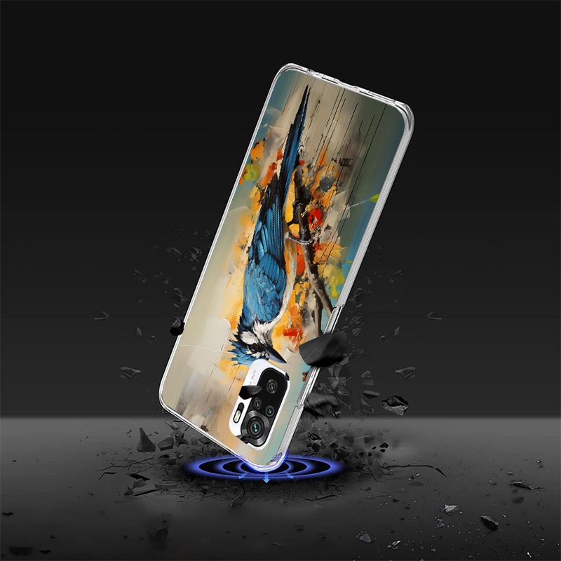 Animal Oil Painting Bird Phnoe Case for Phnoe Case for Xiaomi Redmi Note 15 14 14S 13 Pro Plus 12 12S 11S 11E 10S 10 11T 5G Uniq