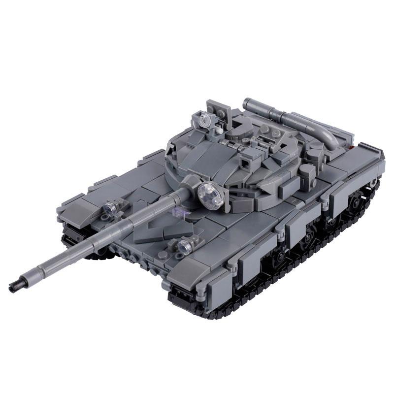 World War II Military Tank T-64A US Sherman Tank Model Assembly Building Block MOC Children's Toy Birthday Gift