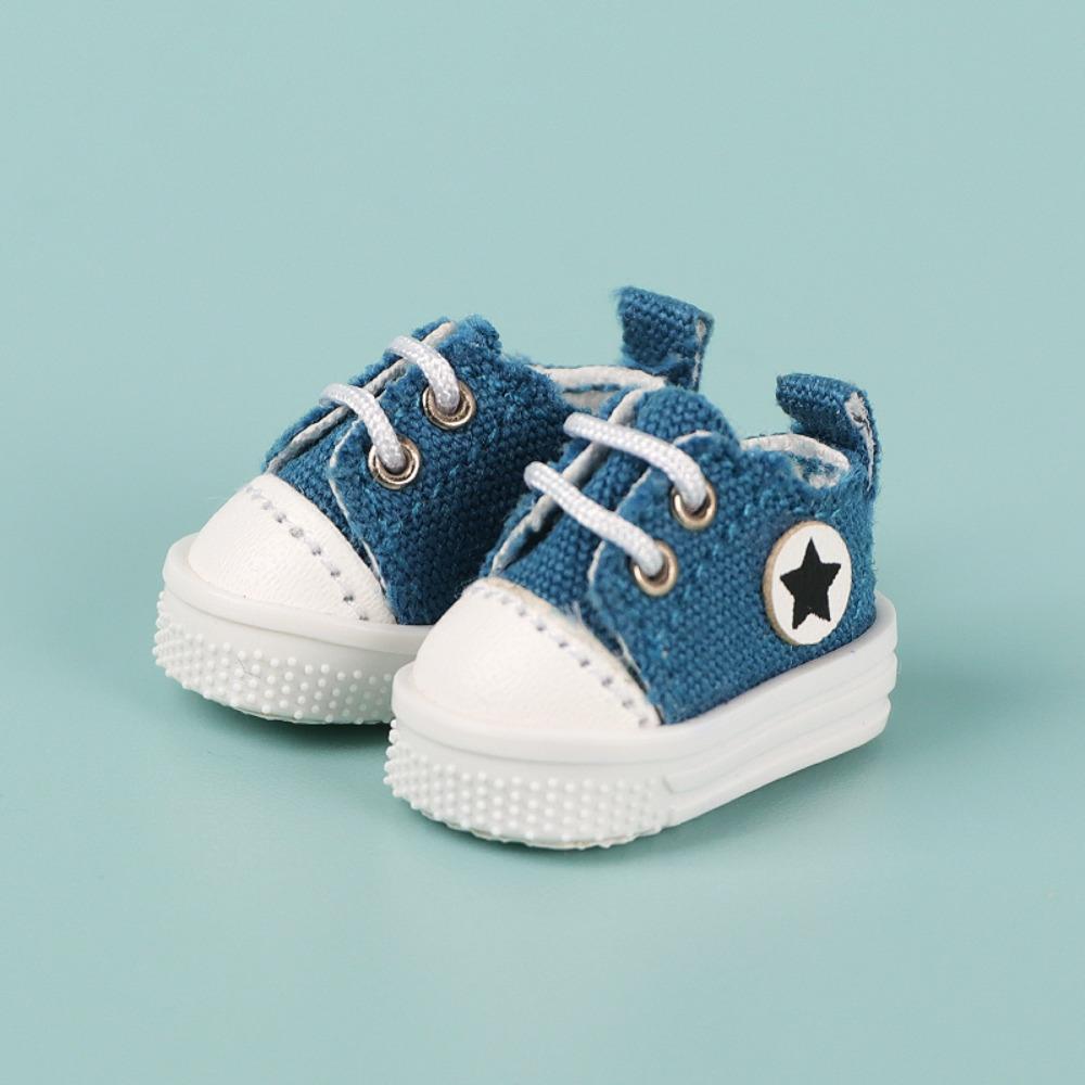 Low Top Doll Canvas Shoes Dress Up Casual Doll Shoes Kids Toy Ob11 Shoes  1/12 Bjd Doll