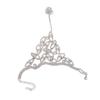 Elegant Women's Rhinestone Chain Bracelet with Connected Ring Design