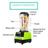 1300W 2L Auto Electric Heating Blender Adjustable Speed Food Mixer Juicer Kitchen Food Processor Ice Crusher Smoothie Maker
