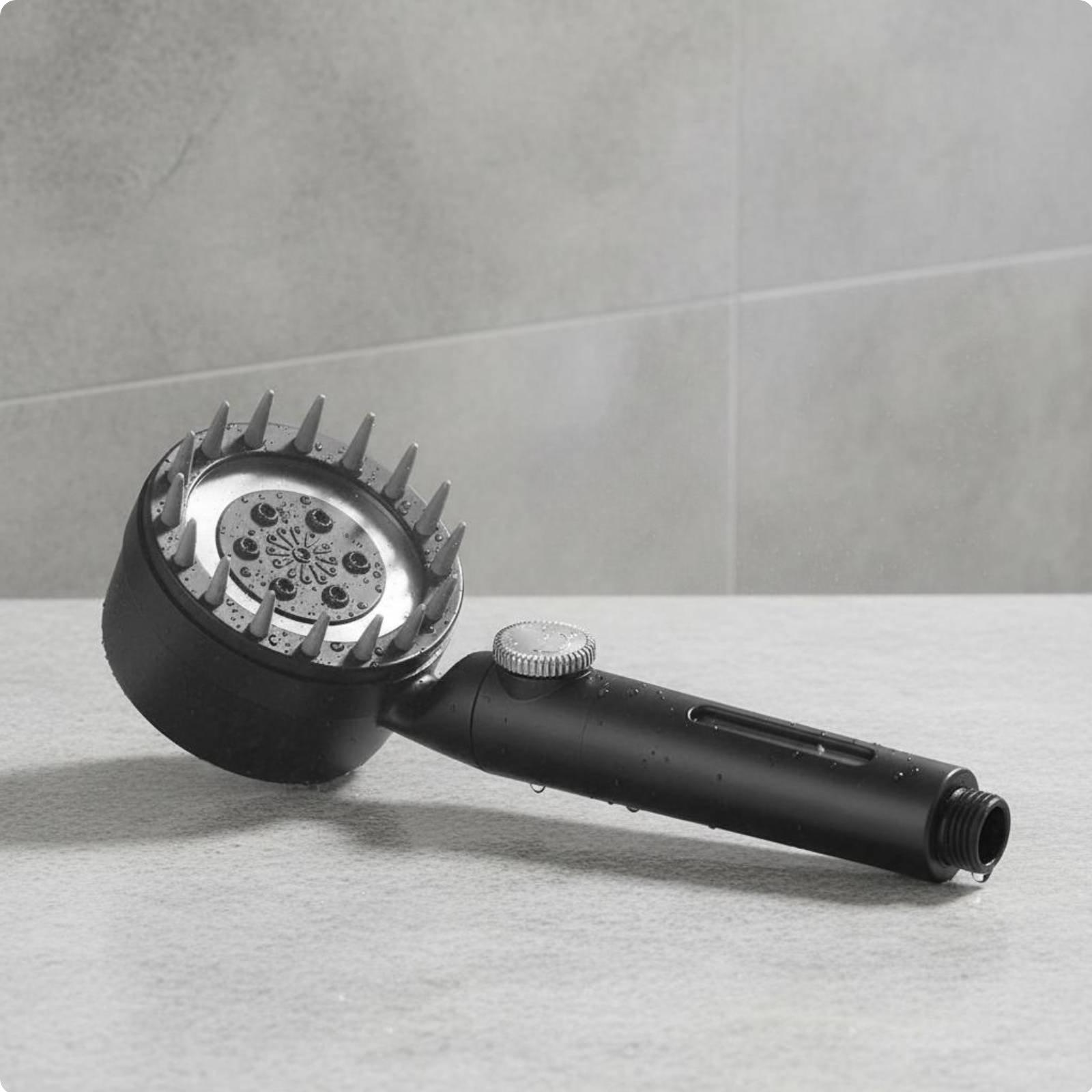 Handheld Shower Head Multiple Spray Modes Filtered Shower Head Easy Installation Silicone Massage Brush
