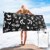 Yungblud Zeichnungen Tattoo Bogen Strandtuch Weiche Mikrofaser Schnelltrocknend Saugfähig Schnelle Handtücher zum Schwimmen