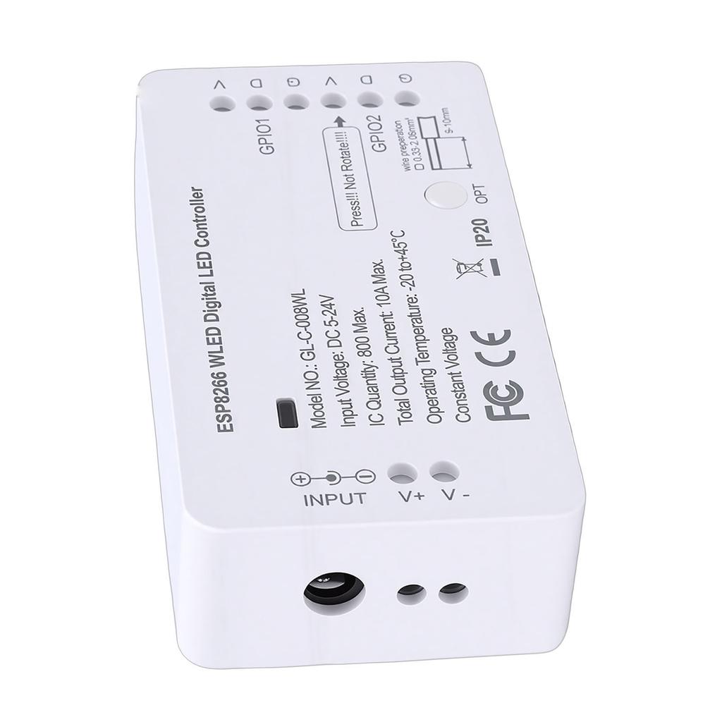 LED Strip Controller Over 100 Dynamic Lighting Effect WiFi APP Control Music Sync LED Controller with Mic