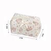 Portable Lace Makeup Pouches Flower Pattern Waterproof Cosmetics Bag Zipper Lipstick Case