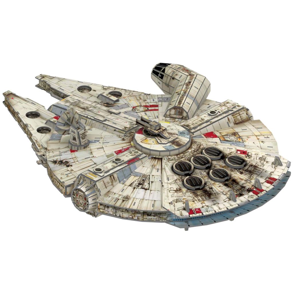 4D Cityscape Star Wars 3D Paper Model Kit (Millennium Falcon)