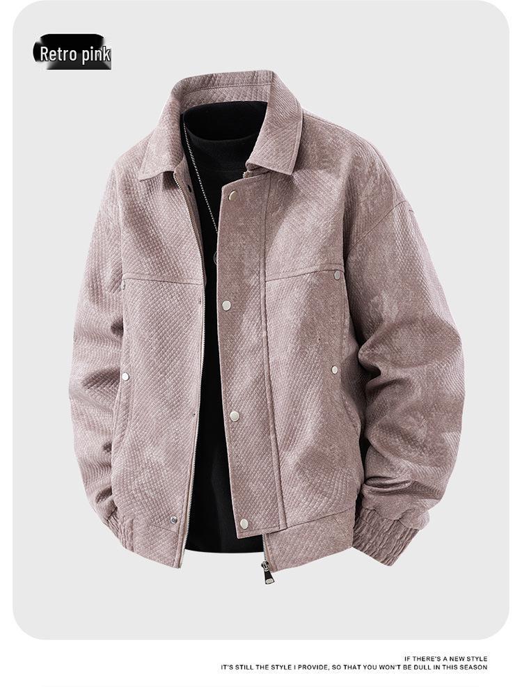 2025 Men's Retro Windproof Spring/Autumn Jacket - Breathable, Comfortable, Skin-friendly, Scratch-resistant.