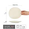 Ruhan Japanese Ceramic Irregular Shallow Plate