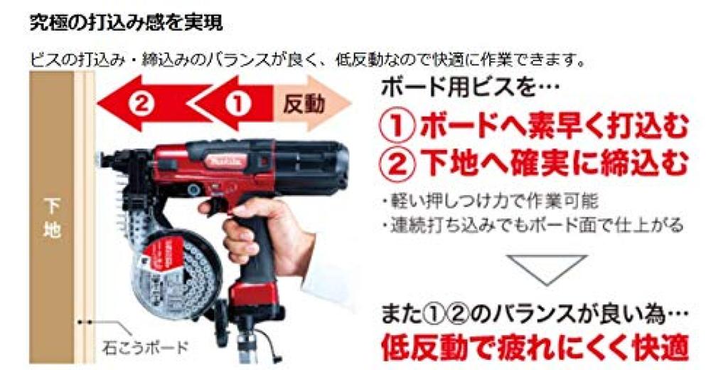 Makita AR411HR 41mm Air Screw Driver High-Pressure (Red)