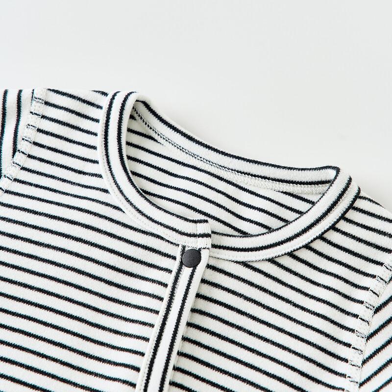 TONGTAI Baby Unisex Long-Sleeve Cotton Blend Romper 73cm