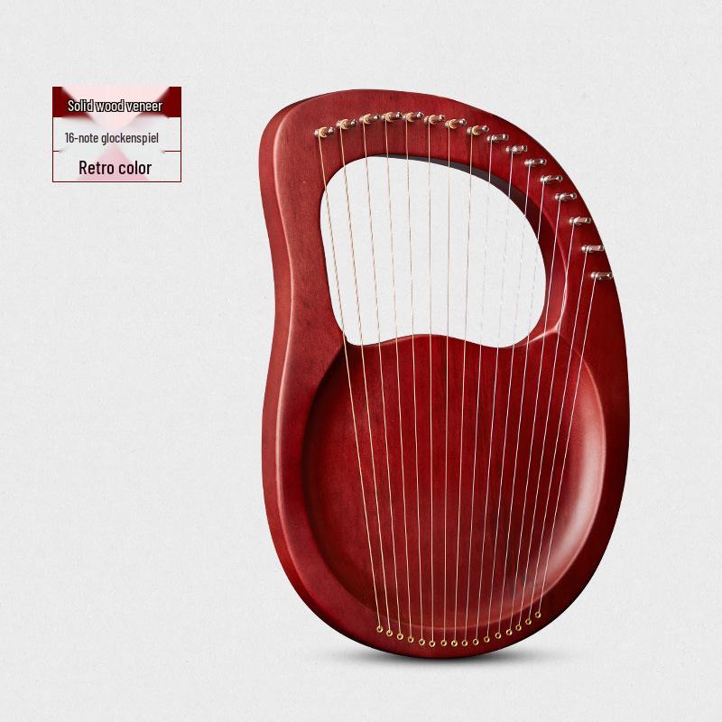 Lyre Harp: 16-Note, 19-String & 7-Note, 10-String Kithara Instrument