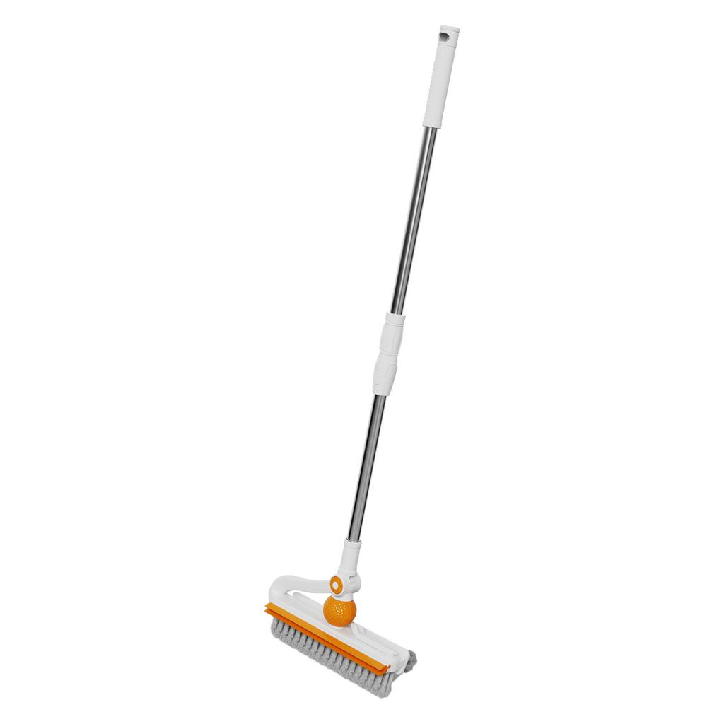 Floor Brush Scrubber   Handle Floor Scrub Brush for Cleaning Patio Bathroom Garage Kitchen