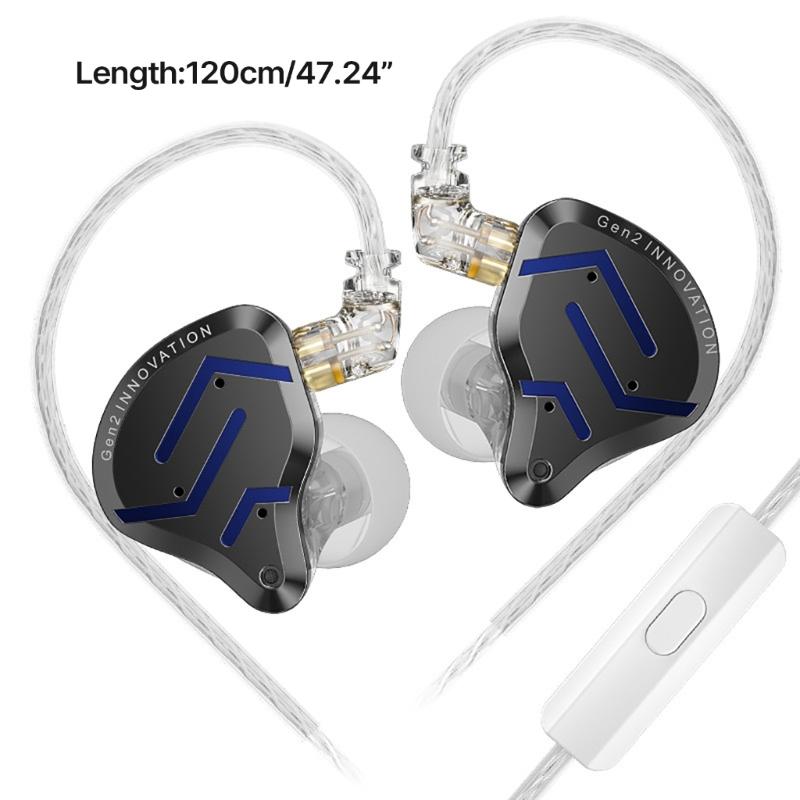 HIFI Headphone In Ear Earbud Game Noise Cancelling Headsets HiFi Bass Wire Earphone with/without Microphone Headset