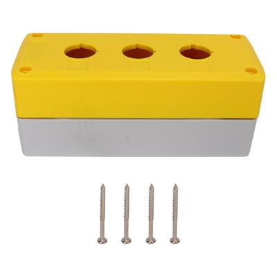 3 Holes 22mm Push Button Box IP65 Waterproof Switch Control Station Box for Power Equipments