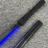 Cyberpunk Glowing Knife LED Dao Tang Horizontal Sword Wooden Sword Tassel Ancient Style Sword with Sheath Anime Cos Props Toy Knife