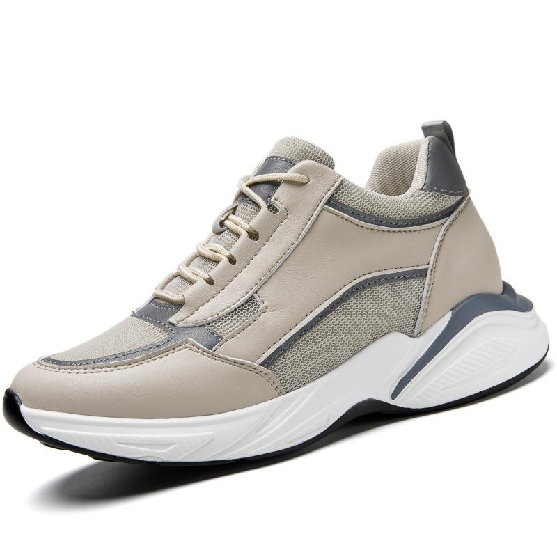 

Spring heightening men s shoes 8CM board shoes trend invisible heightening shoes casual little white shoes sports shoes 44
