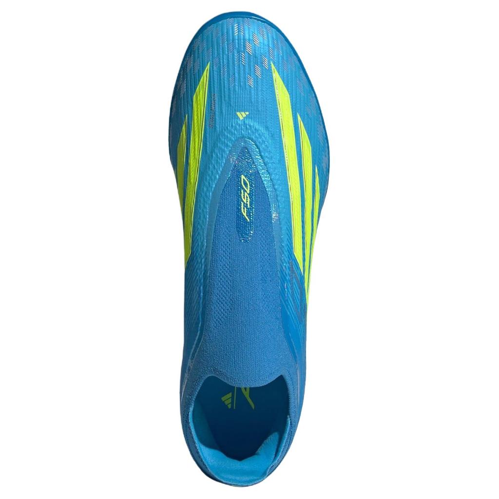 adidas F50 Pro Versatili Comode Supportive Leggere Scarpe da Calcio Unisex Scarpe da Calcio Blu Verde JQ1484