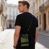 Outdoor EDC Werkzeug Aufbewahrungstasche mit 3 Werkzeugschlitzen Reißverschlusstasche Oxford Stoff EDC Ausrüstung Münzen Bargeld Schlüssel Organizer Tasche Geschenk für Männer