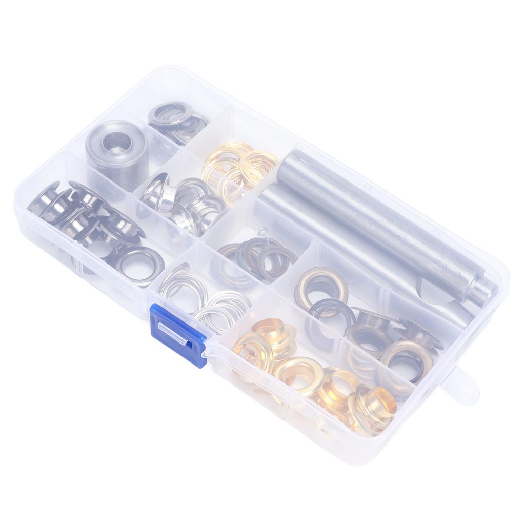 Grommet Tool Kit 12mm Large Electroplated Metal Eyelets Tool Set Handicraft Decoration Office Equipment