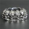 2026 Cool Band Skull Ring Stainless Steel Mens Women Fashion Fashion Biker Skull Ring