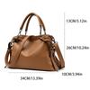 Vintage Famous Brand Women's Soft Leather Handbag Large Capacity Tote Bag Women's Shoulder Crossbody Bags