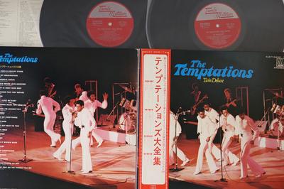 LP Schallplatte TEMPTATIONS - Twin Deluxe SJET94367 TAMLA MOTOWN 1973 Japan Obi Soul/Funk Gebraucht