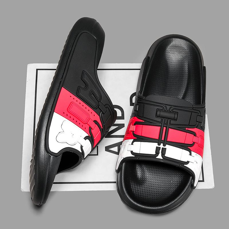 

Casual Lightweight Versatile Men s Slippers Personalized Men s and Women s Plus Size 38-45 Outdoor Sports Sandals 2024 New 45