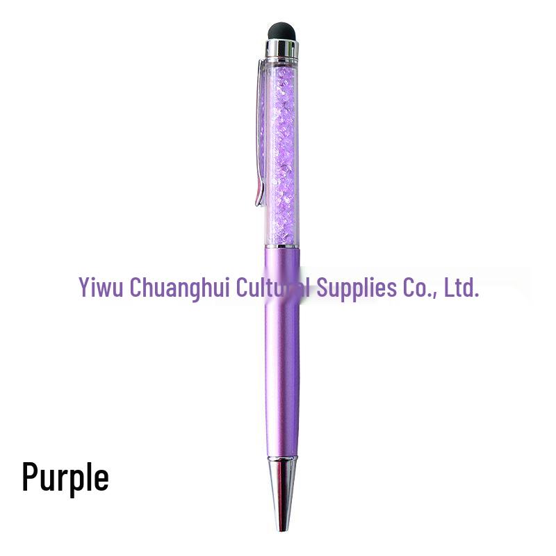 Crystal Rhinestone Ballpoint Pen with Capacitive Touch Screen – Custom Logo Gift Pen.