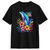 Dolphin Colorful Rainbow Oceanscape Tshirt Summer Streetwear Tshirts 100 Cotton Fashion Tshirt For Unisex Casual Clothes
