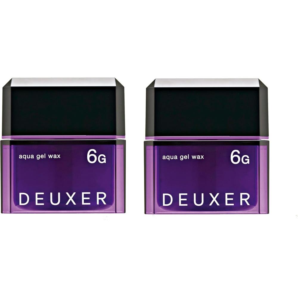 

DEUXER Aqua Gel Wax Set of 2 Floral Berry Hair Wax 2 Pack x 1