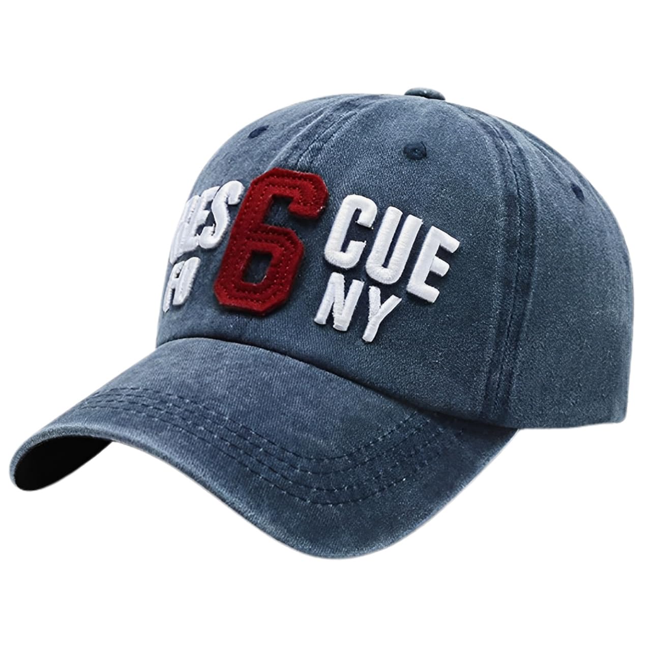 

Plain Cap with English Letters and Logo Hat for Outdoor Mountain CA896 [White Fang] Activities, Climbing, Walking, Fishing, Women, Men, (Navy)