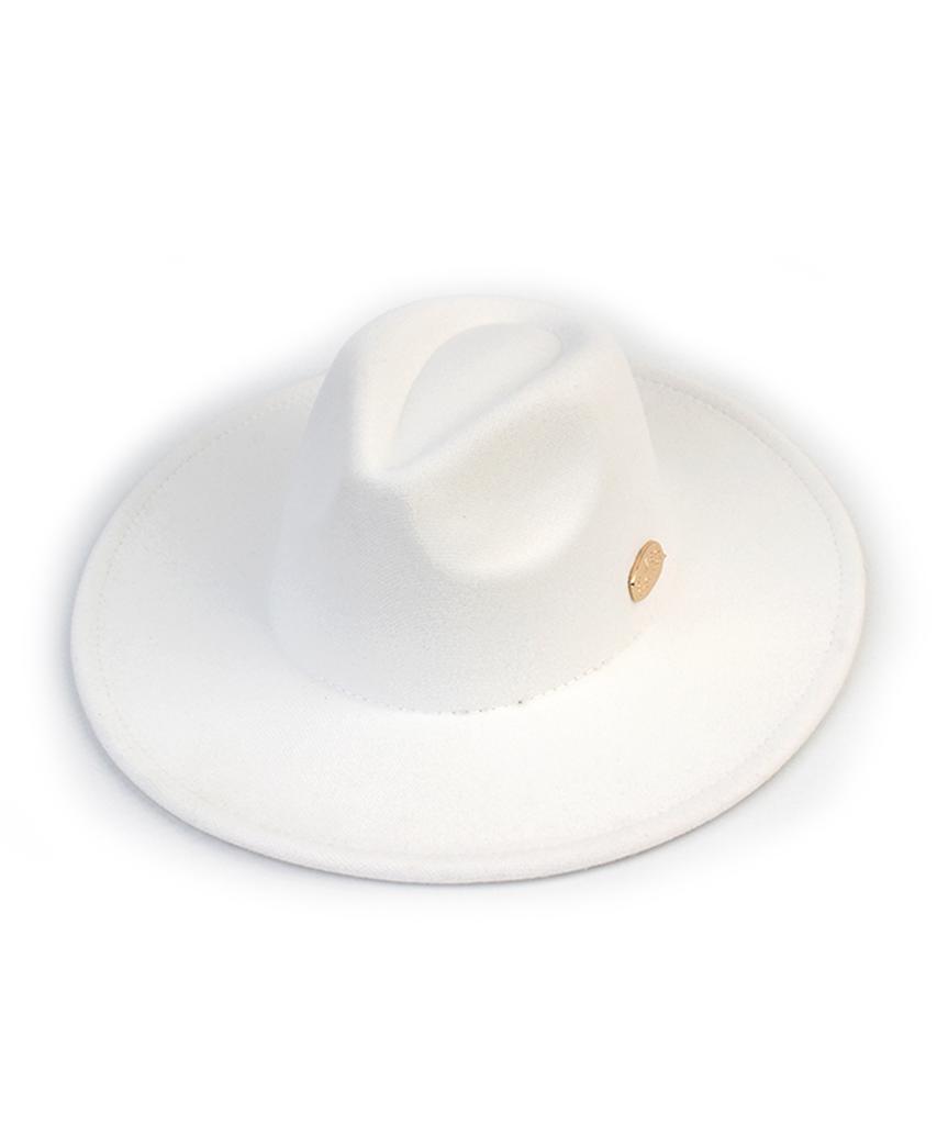 Yunibeosyeolkemiseuteuli Hard Wool White Fedora