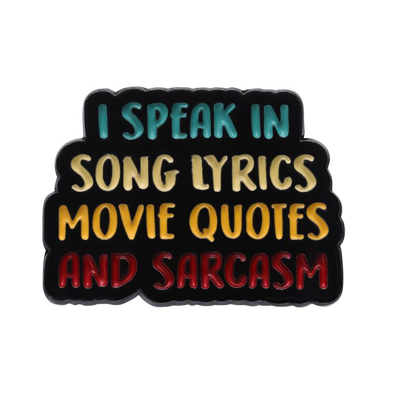 Creative And Fun Cartoon Style Alphabet Collection Metal Alloy Brooch Set For All