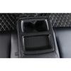Carbon Fiber Look Car Rear Water Cup Holder Panel Cover For Honda Accord 2018-22