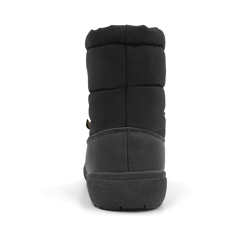 Amozi Snow Ski and Winter Warm Boa Size KB804 Kids' Boots, Boys' Snowshoes, Boots, Girls' Boys' Boots, 23.0cm, Black,