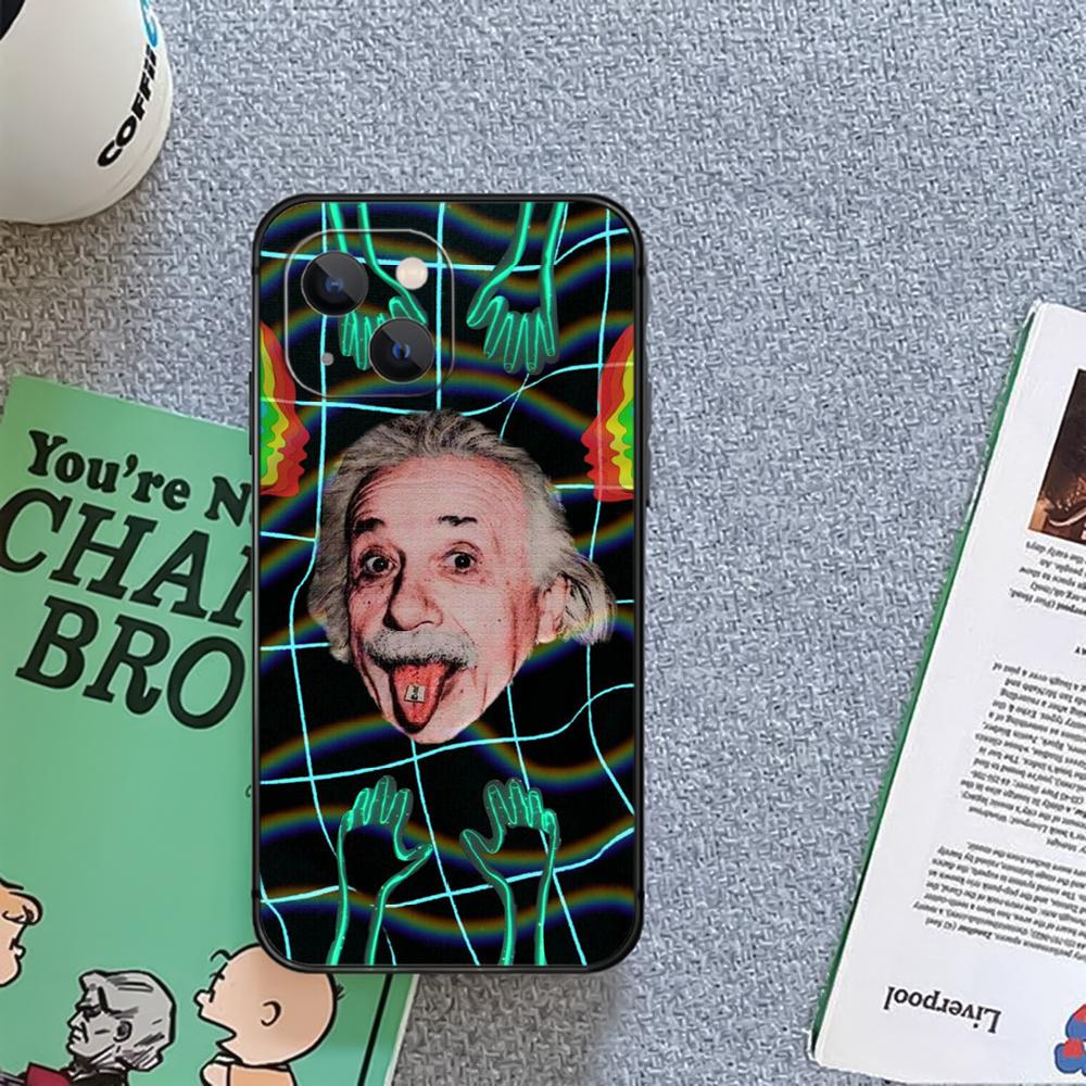 Einstein Genius Art Phone Case Cover Coque For Iphone Xiaomi Mi Samsung Galaxy Redmi Note A S 11 12 13 14 15 22 23 24 5G Pro Plus Max Fe Ultra