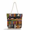 Cute Cat Print Thick Rope Single-shoulder Beach Bag 7211