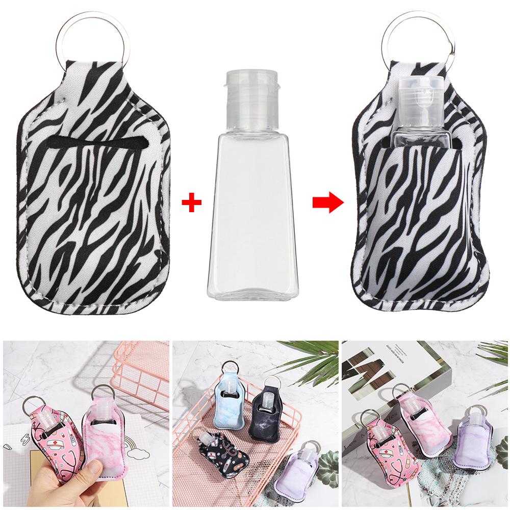 

Containers Flip-Top Sub-bottling Hand Sanitizer Keychain Holder Empty Container Travel Bottle 1