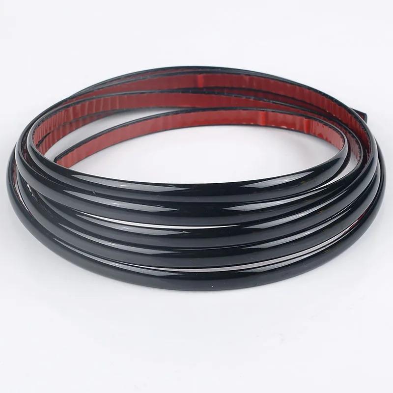 

3meter Single Side Door Seam Draft Stopper, Adjustable Wear-Resistant Leather Door Seal Strip, Beautiful Seam чёрный